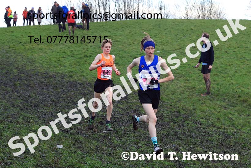 Senior womens 2023 North Eastern Cross Country Champs., Temple Park, South Shields. Photo: David T. Hewitson/Sports for All Pics